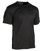 Черная футболка тактическая Mil-Tec S мужская футболка - изображение 1