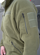Флісовий костюм з липучками тактичний Хакі 50 (id291r50) - зображення 6