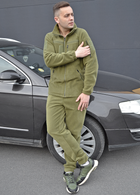 Флісовий костюм з липучками тактичний Хакі 50 (id291r50) - изображение 9