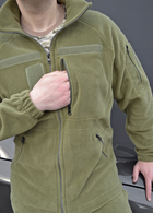 Флісовий костюм з липучками тактичний Хакі 42 (id291r42) - изображение 5