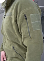 Флісовий костюм з липучками тактичний Хакі 40 (id291r40) - зображення 6