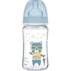 Бутылочка для кормления Canpol babies Bonjour Paris с широким отверстием 240 мл Синяя (35/232_blu)