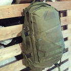 Тактический рюкзак 40 л, B01, Оливковый - изображение 7