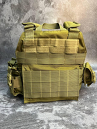 Разгрузка с подсумками Asdag с системой быстрого сброса/ Тактическая военная плитоноска / Разгрузочный жилет - изображение 6