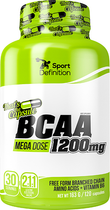 Aminokwas Sport Definition BCAA Mega Dose 1200 mg 120 kapsułek (5906660497769)