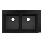 Кухонная мойка каменная HANSGROHE 43316170, черный