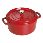 Кастрюля Staub Cast Iron 3,8 л 24 см червона (40509-835-0)