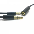 Кабель мультимедійний Jack 3.5mm мама/2xJack 3.5mm тато 1.5m PowerPlant (DV00DV4057)