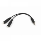 Кабель мультимедійний Jack 3.5mm M to 2 x Jack 3.5mm F 0.1m Cablexpert (CCA-415-0.1M) (193904)