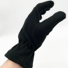 Перчатки тактические флисовые для ВСУ, Черные - изображение 3