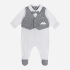 Pajac niemowlęcy Chicco Calze 09021970000000-033 56 cm biały (8054707601154) - obraz 1