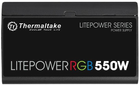 Блок живлення Thermaltake Litepower RGB 550W (PS-LTP-0550NHSANE-1) - зображення 8