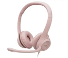 Наушники Logitech h390 usb Rose (981-001281)