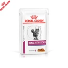 Влажный корм для кошек Royal Canin Renal with chicken Feline при заболеваниях почек