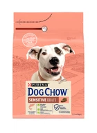 Сухой полнорационный корм Purina Dog Chow для взрослых собак склонных к аллергии с лососем