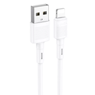 Кабель Hoco Lightning Victory charging data cable X83 |1m, 2.4A| white
