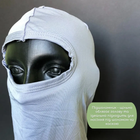 Легкая балаклава-подшлемник летняя мужская женская с прорезью для глаз CHAMPION Серая (9198) - изображение 5