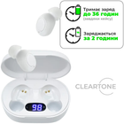 Слуховий апарат Cleartone V100 з двома TWS навушниками та портативним боксом для зарядки White - зображення 5