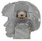 Комплект Активные наушники для стрельбы Earmor M32 MOD3 + Крепления на шлем Койот - изображение 5