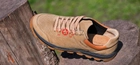 Кросівки чоловічі тактичні шкіряні коричневі зсу койот якісні 40р Код: 2096 - зображення 5