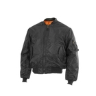 Тактична двостороння куртка бомбер Mil-Tec ma1 Black 10403002 розмір XL - зображення 5