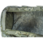 Тактическая пиксельная сумка-баул с лямками на плечи водонепроницаемая для военных Bagland 110 л - изображение 6