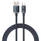 Кабель Baseus Crystal Shine Series Fast Charging Data Cable USB to Type-C 100W 1.2m Black (CAJY000401)