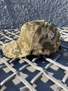 Тактична Кепка піксель ЗСУ, Бейсболка піксель з тризубом, Літня армійська кепка регульована - зображення 2