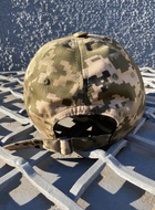 Тактична Кепка піксель ЗСУ, Бейсболка піксель з тризубом, Літня армійська кепка регульована - зображення 3