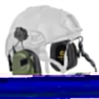 Навушники Активні для стрільби з мікрофоном на шолом Earmor M32H Олива + Premium кріплення (15025kr) - зображення 2