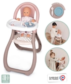 Krzesełko do karmienia Smoby Toys Baby Nurse Szaro/różowy (7600220370) - obraz 2