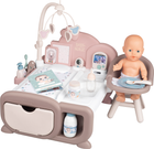Ігровий центр Smoby Toys Baby Nurse Кімната малюка з кухнею, ванною, спальнею та аксесуарами (220376) (3032162203767) - зображення 2