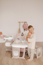 Ігровий центр Smoby Toys Baby Nurse Кімната малюка з кухнею, ванною, спальнею та аксесуарами (220376) (3032162203767) - зображення 6