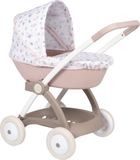 Spacerówka Smoby Baby Nurse Modern Cradle z koszyczkiem Pink pudrowy (7600254118) - obraz 1