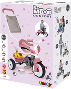 Дитячий велосипед 3 в 1 Smoby Toys Бі Муві Комфорт металевий Рожевий 68х52х101 см (740415) (3032167404152) - зображення 9