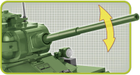 Klocki konstrukcyjne Cobi II Wojna Światowa Czołg T-34/85 668 elementów (COBI-2542) - obraz 5
