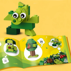 Конструктор LEGO Classic Зелені кубики для творчості 60 деталей (11007) - зображення 10