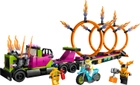 Конструктор LEGO City Stuntz Завдання із каскадерською вантажівкою та вогняним колом 479 деталей (60357) - зображення 2