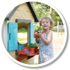 Будинок Smoby Toys Садовий з кашпо та годівницею (810405) - зображення 9