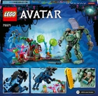 Zestaw klocków LEGO Avatar Neytiri i Thanator kontra Quaritch w kombinezonie PZM 560 elementów (75571) - obraz 10
