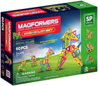 Klocki magnetyczne Magformers Neonowe kolory 60 elementów (703003) (8809134367629)