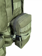 Армійський військовий тактичний рюкзак ЗСУ 50л. Зелений - зображення 3