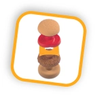 Restauracja interaktywna Smoby Toys 2 w 1 Burger House 29 akcesoriów (310910) (3032163109105) - obraz 7