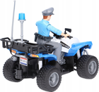 Іграшка Bruder Поліцейський квадроцикл + фігурка чоловік-полісмен (63010) - зображення 4