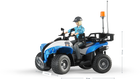 Іграшка Bruder Поліцейський квадроцикл + фігурка чоловік-полісмен (63010) - зображення 6