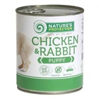 Влажный корм для щенков Nature's Protection Puppy chicken & rabbit с курицей и кроликом