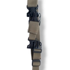 Триточковий збройовий ремінь/Ремінь для зброї АК. Койот - зображення 3