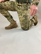 Військові штани Tactic CORD Ріп-стоп, (тактичні штани з наколінниками) піксель 56 - зображення 4