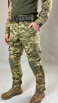 Військові штани Tactic CORD Ріп-стоп, (тактичні штани з наколінниками) піксель 56 - зображення 6