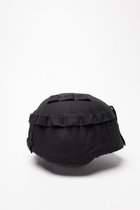 Кавер на каску МІЧ з кріпленням для окулярів шолом маскувальний чохол на каску Mich армійська Чорний - зображення 4